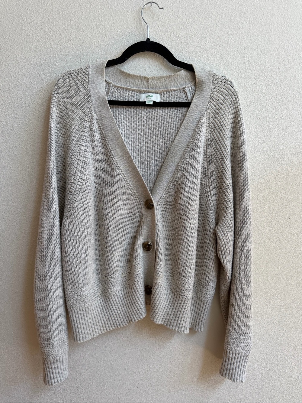 Oatmeal Slouchy Cozy Cardigan
